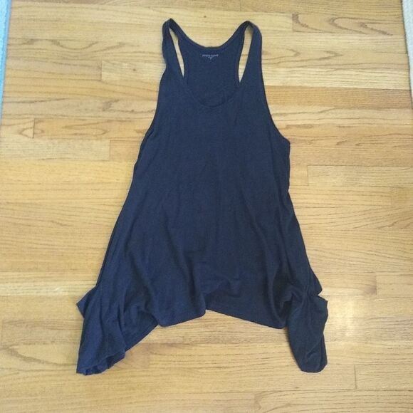 Eileen Fisher black linen tank tunic EUC M - Picture 1 of 2